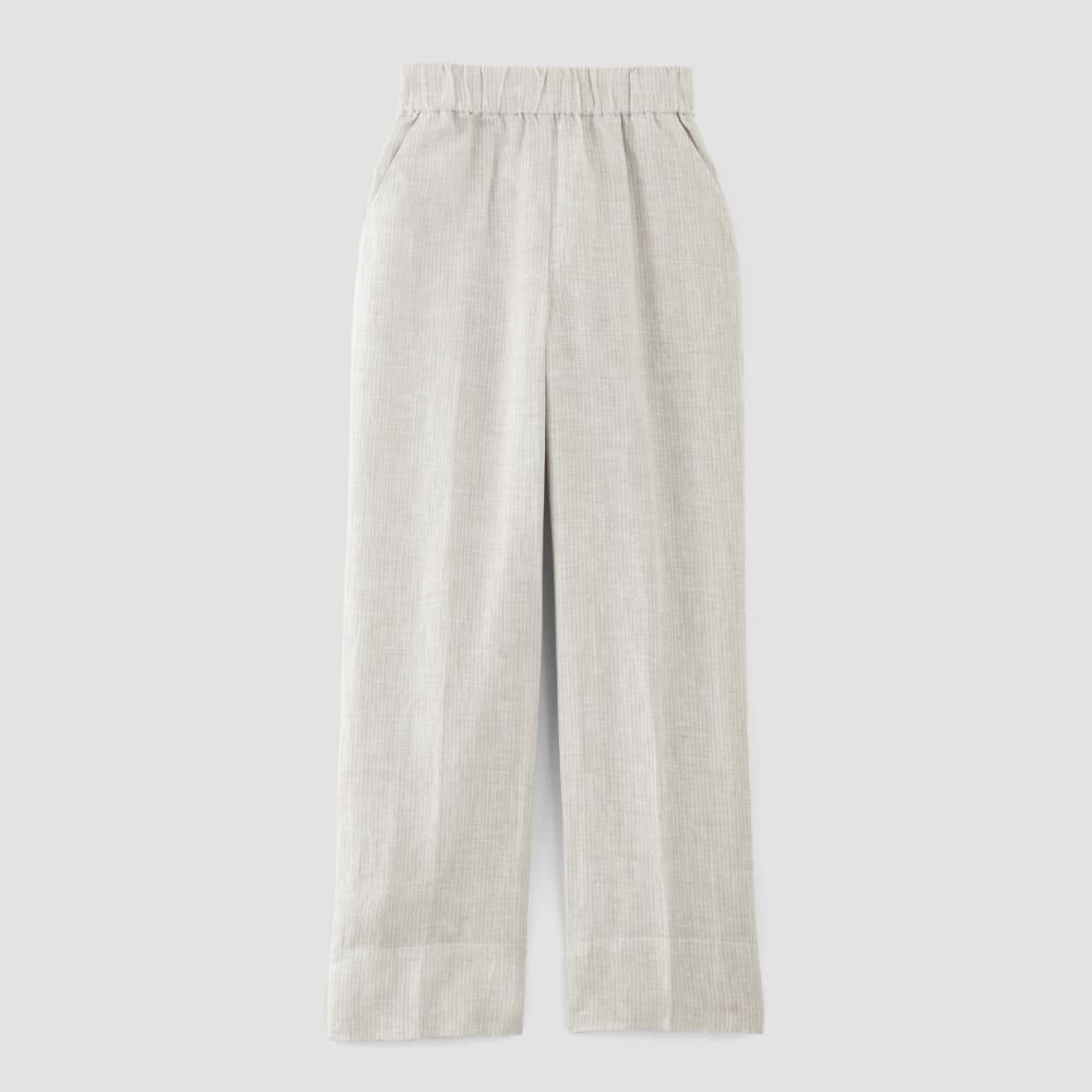 Everlane linen Easy Pants in Light Beige